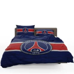 Popular Paris Soccer Team PSG Logo Bedding Set