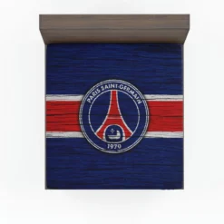 Popular Paris Soccer Team PSG Logo Fitted Sheet
