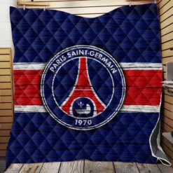 Popular Paris Soccer Team PSG Logo Quilt Blanket
