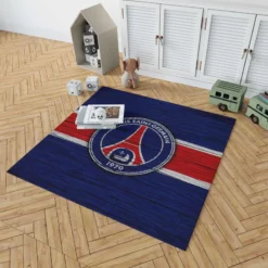 Popular Paris Soccer Team PSG Logo Rug 1