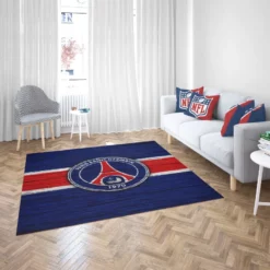 Popular Paris Soccer Team PSG Logo Rug 2