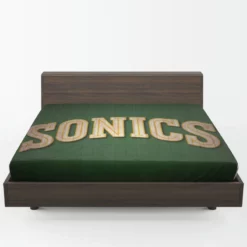 Popular Seattle Supersonics Basketball team Fitted Sheet 1