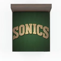 Popular Seattle Supersonics Basketball team Fitted Sheet