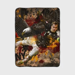 Popular Soccer Player Manuel Neuer Fleece Blanket 1