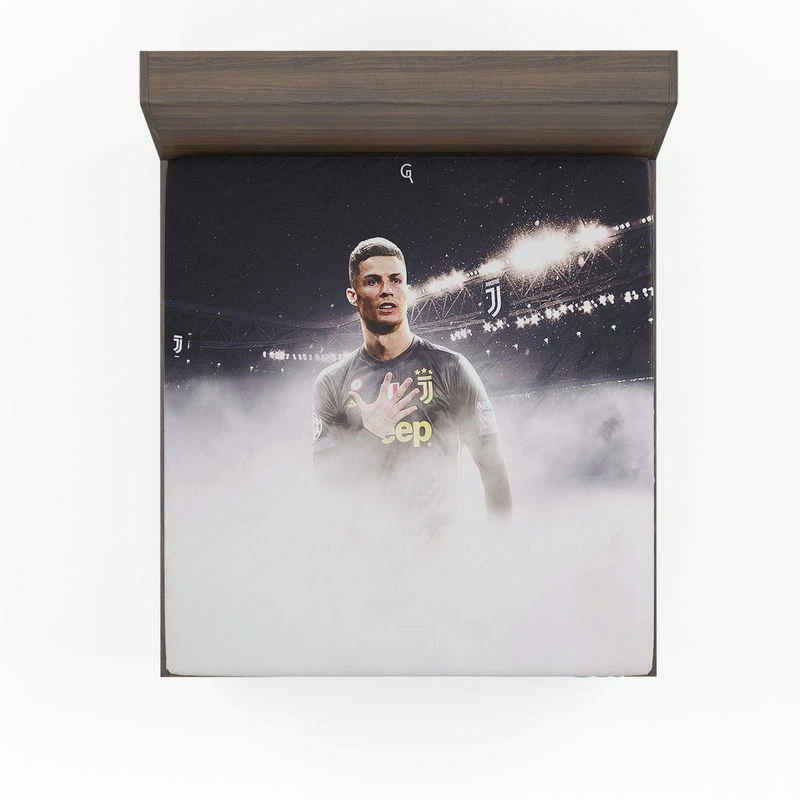 Popular Sports person for All Time Cristiano Ronaldo Fitted Sheet