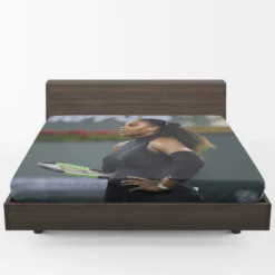 Popular Tennis Player Serena Williams Fitted Sheet 1