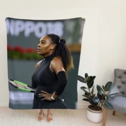Popular Tennis Player Serena Williams Fleece Blanket
