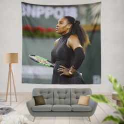 Popular Tennis Player Serena Williams Tapestry