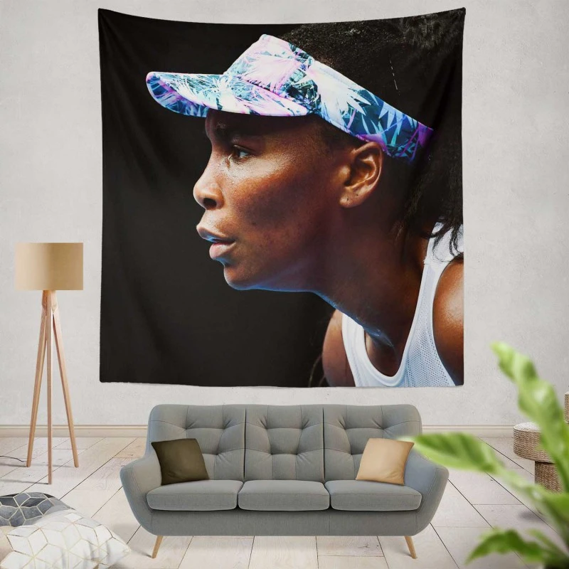 Popular Tennis Player Venus Williams Tapestry