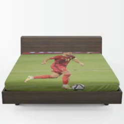 Populer Belgium Midfilder Eden Hazard Fitted Sheet 1