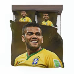 Populer Brazilian Football Player Dani Alves Bedding Set 1