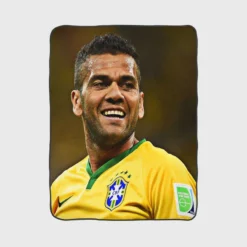 Populer Brazilian Football Player Dani Alves Fleece Blanket 1