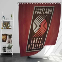 Portland Trail Blazers NBA Shower Curtain