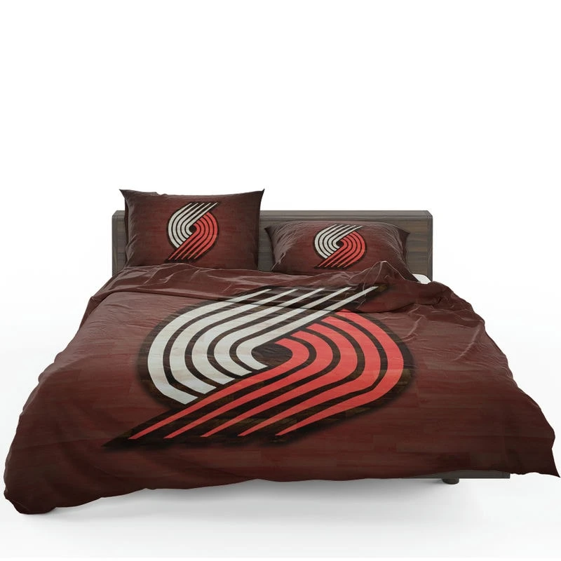 Portland Trail Blazers Team Logo Bedding Set