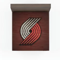 Portland Trail Blazers Team Logo Fitted Sheet