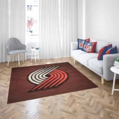 Portland Trail Blazers Team Logo Rug 2