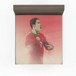 Portugal Captain Cristiano Ronaldo Fitted Sheet