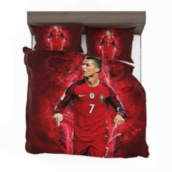 Portugal Soccer Player Cristiano Ronaldo Bedding Set 1