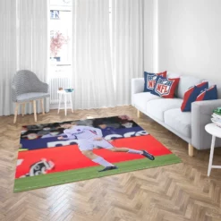 Powerful Barcelona Football Player Pedri Rug 2