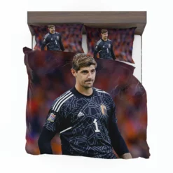 Powerful Belgium Football Thibaut Courtois Bedding Set 1