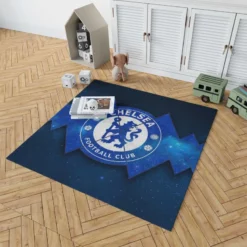 Powerful British Chelsea Logo Rug 1