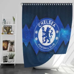 Powerful British Chelsea Logo Shower Curtain