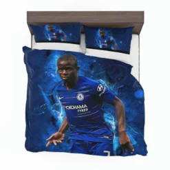 Powerful Chelsea Soccer Player N Golo Kante Bedding Set 1