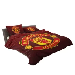 Powerful English Football Club Manchester United Logo Bedding Set 2