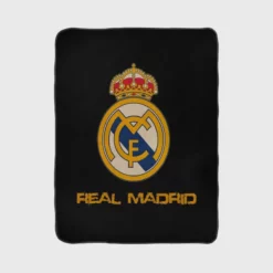 Powerful Football Club Real Madrid Fleece Blanket 1