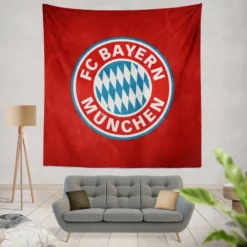 Powerful German Club FC Bayern Munich Tapestry