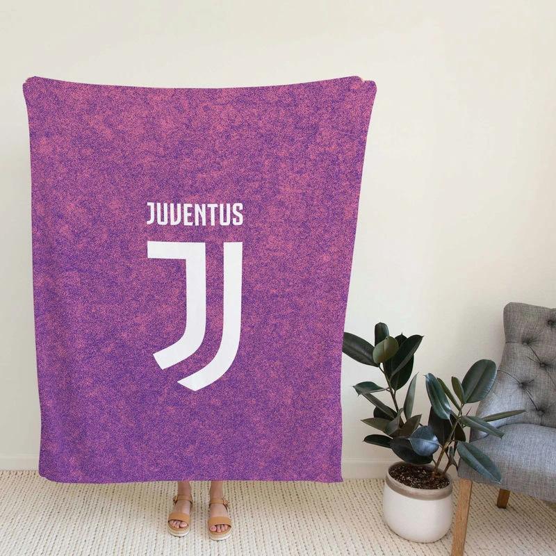 Powerful Italian Soccer Club Juventus FC Fleece Blanket