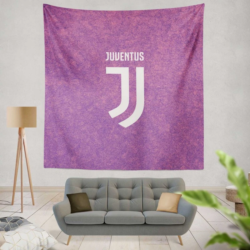 Powerful Italian Soccer Club Juventus FC Tapestry