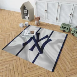 Powerful MLB Baseball Team New York Yankees Rug 1