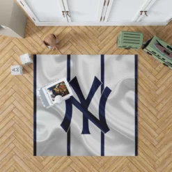 Powerful MLB Baseball Team New York Yankees Rug