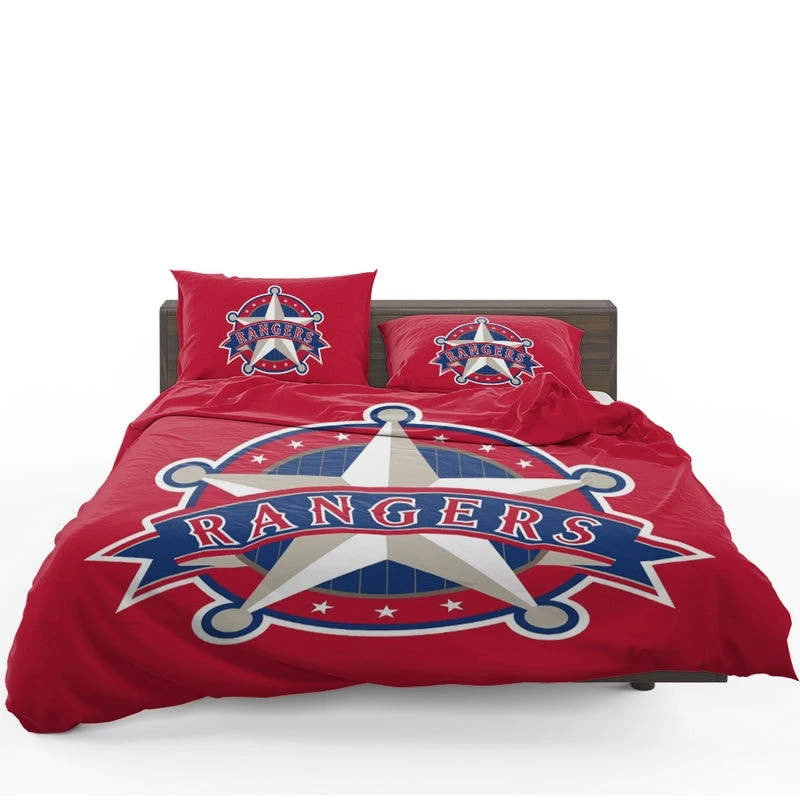 Powerful MLB Team Texas Rangers Bedding Set