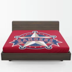 Powerful MLB Team Texas Rangers Fitted Sheet 1