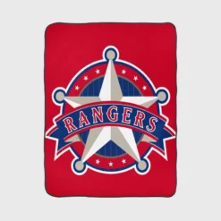 Powerful MLB Team Texas Rangers Fleece Blanket 1