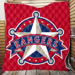 Powerful MLB Team Texas Rangers Quilt Blanket