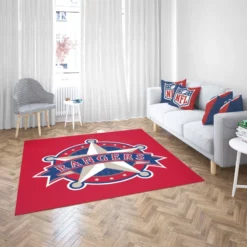 Powerful MLB Team Texas Rangers Rug 2