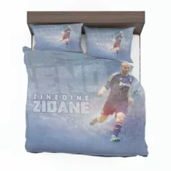 Powerful Madrid Football Zinedine Zidane Bedding Set 1