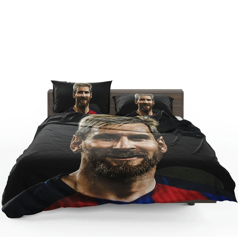 Powerful Soccer Player Lionel Messi Bedding Set