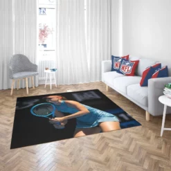 Powerful WTA Tennis Player Maria Sharapova Rug 2