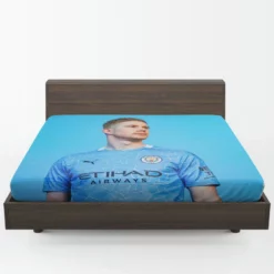 Powerfull Man City Football Player Kevin De Bruyne Fitted Sheet 1