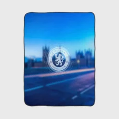 Premier League Chelsea Club Logo Fleece Blanket 1