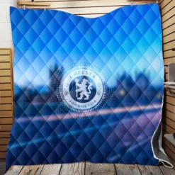 Premier League Chelsea Club Logo Quilt Blanket
