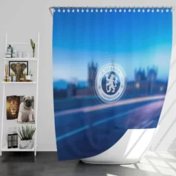 Premier League Chelsea Club Logo Shower Curtain
