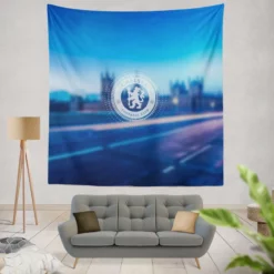 Premier League Chelsea Club Logo Tapestry