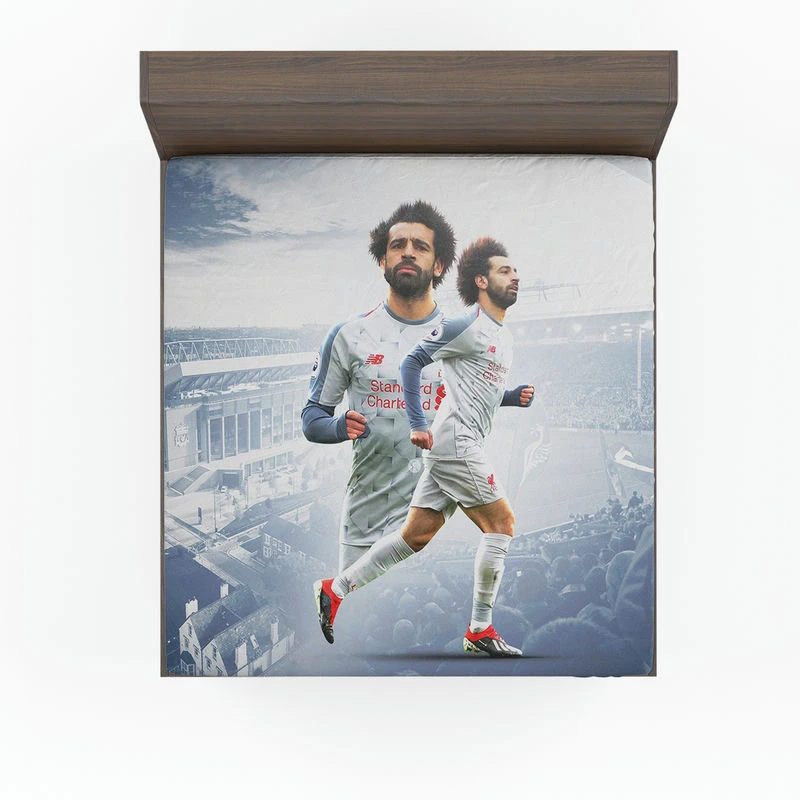 Premier League Footballer Mohamed Salah Fitted Sheet