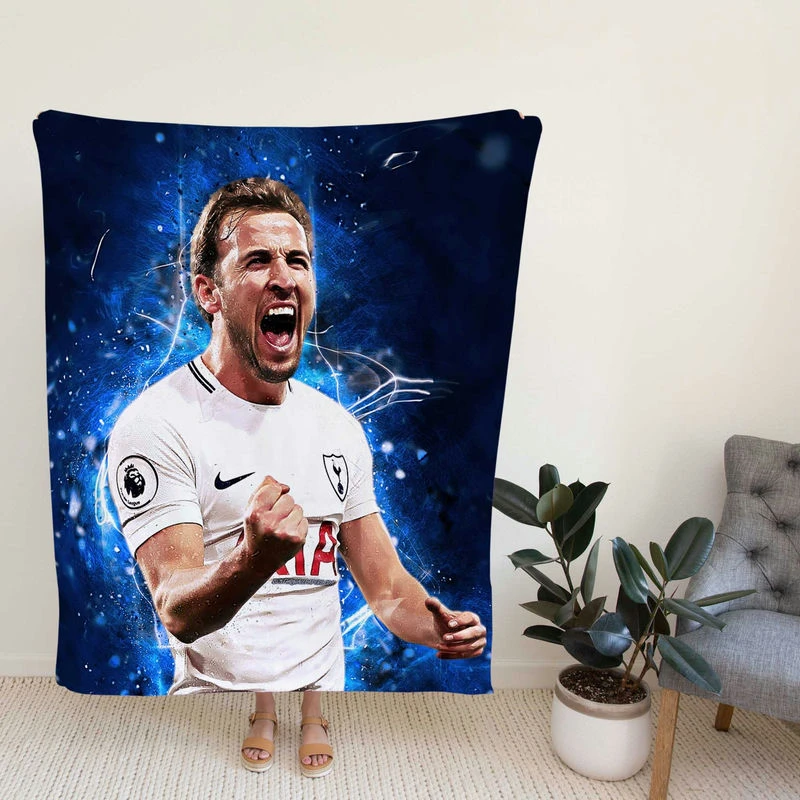 Premier League Player Harry Edward Kane Fleece Blanket