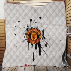 Premier League Soccer Club Manchester United FC Quilt Blanket